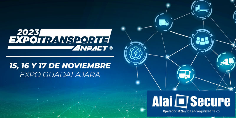 Alai Secure - Noticias: La industria del transporte pesado y la movilidad busca<br />
en ANPACT 2023 nuevas soluciones en comunicaciones<br />
M2M/IoT para mejorar la eficacia de sus servicios
